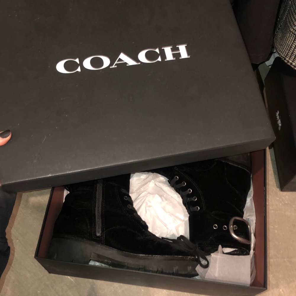Coach lace up combat boots - Picture 8 of 8